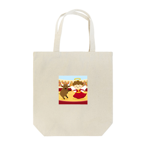 闘牛好きな天使ちゃん Tote Bag