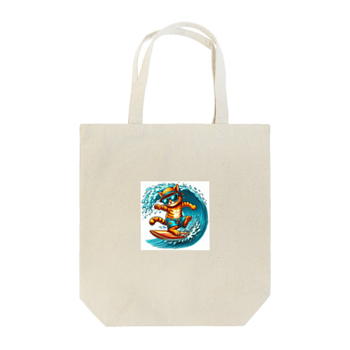 サーフィン猫 Tote Bag