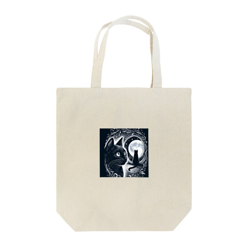 月見猫 Tote Bag