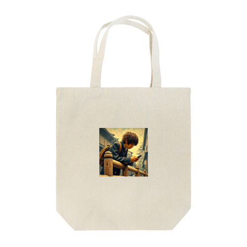 スマホ男子 Tote Bag