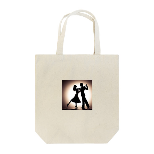 デュエットダンスシルエット Tote Bag