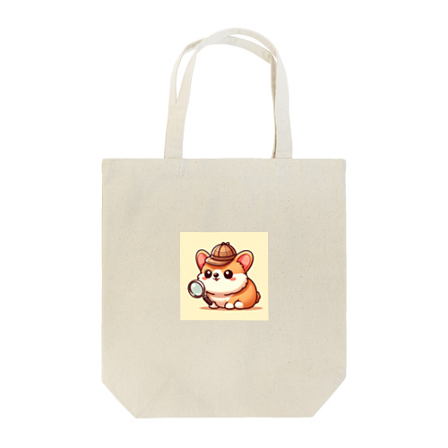 探偵！もちもちコーギー Tote Bag