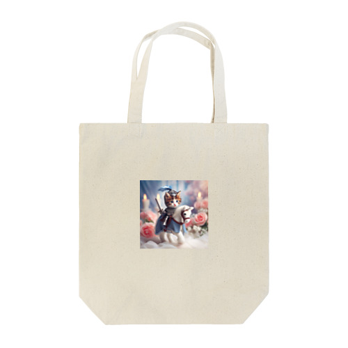 白馬に乗ったネコ王子様4 Tote Bag