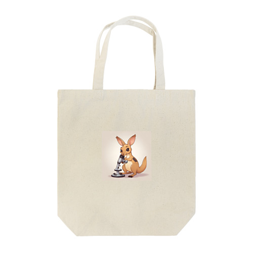 おもちゃの顕微鏡でかわいいカンガルーに会おう Tote Bag