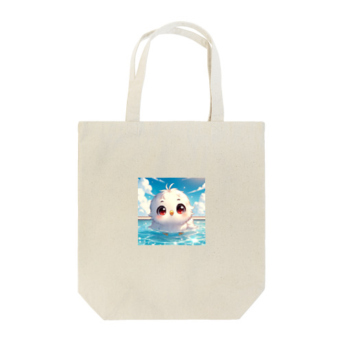 インコちゃんとプール① Tote Bag