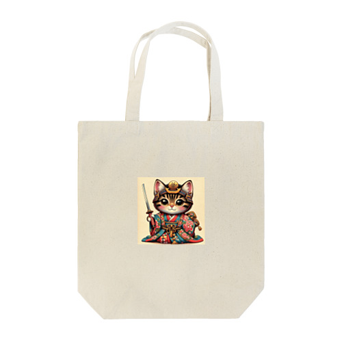 ネコSAMURAI Tote Bag