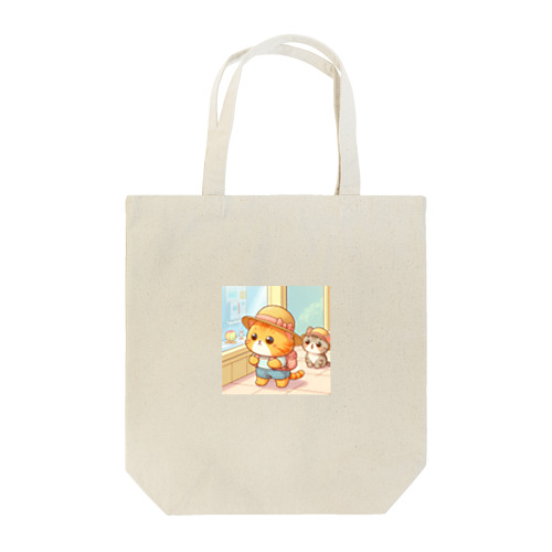 にゃんともキュートなショッピングタイム♪ Tote Bag