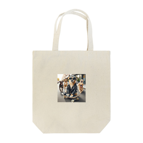 スケートボードの犬 グッズ Tote Bag