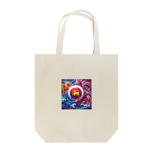 日本とスリランカの国旗融合してみた！ Tote Bag