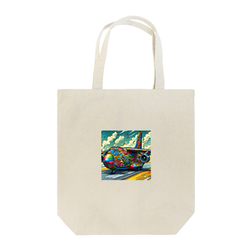 鮮やかな貨物機 Tote Bag