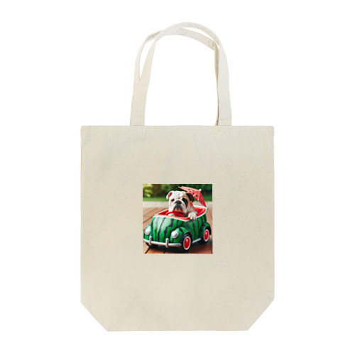 ブルドッグくんのある夏の日 Tote Bag