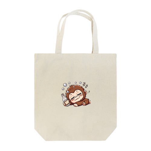 酔っぱらったゴリラ Tote Bag