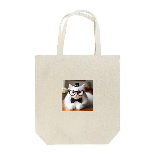 猫教授 Tote Bag
