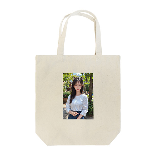 猫耳美女 Tote Bag