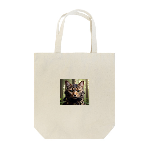 野生的　黒猫 Tote Bag