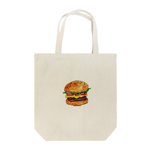 ハンバーガー水彩画 Tote Bag
