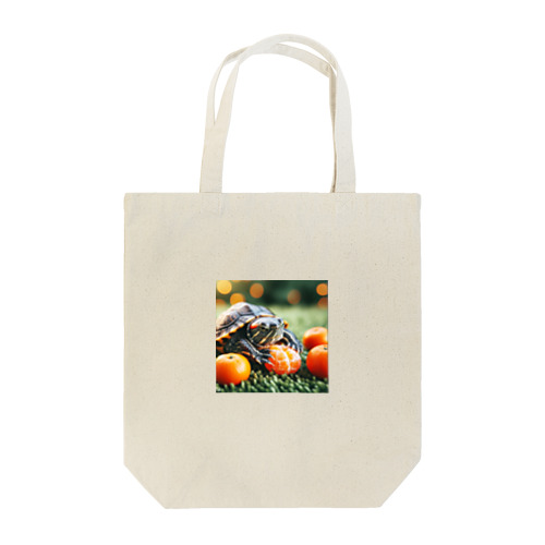 オレンジミドリガメ Tote Bag