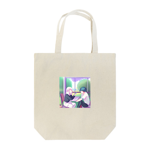 エモい大学生のカップル Tote Bag