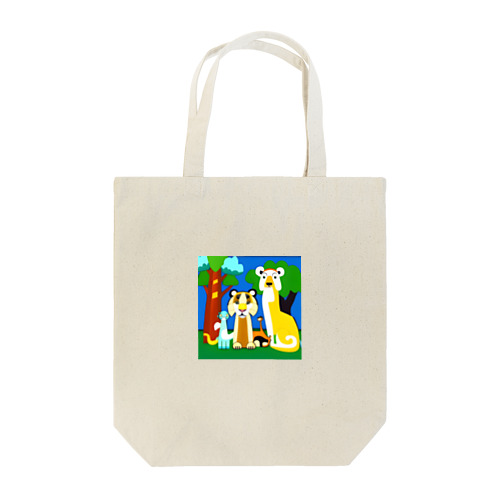 レインボーアニマル Tote Bag