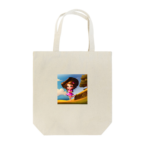 ハッピーガール Tote Bag