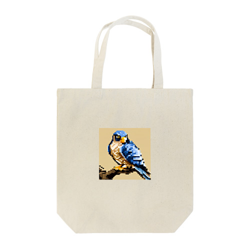 ドット絵の青い鳥 Tote Bag