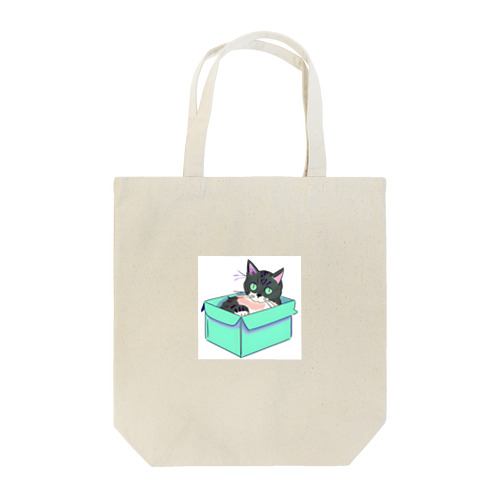 ダンボール猫 Tote Bag