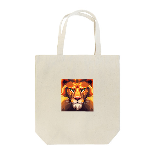 可愛い猛獣ドットレオ Tote Bag