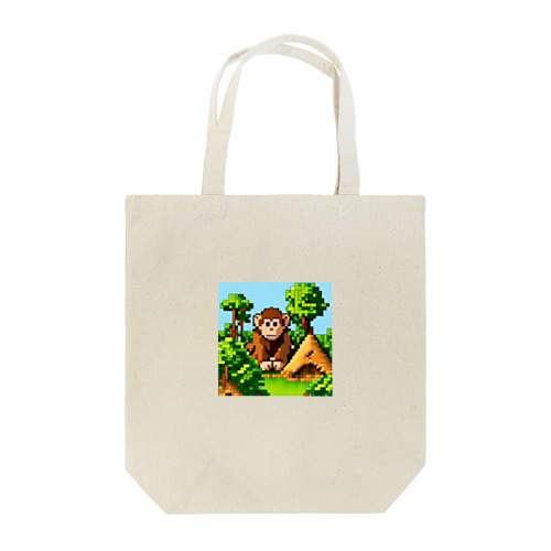 ドット柄モンキー Tote Bag