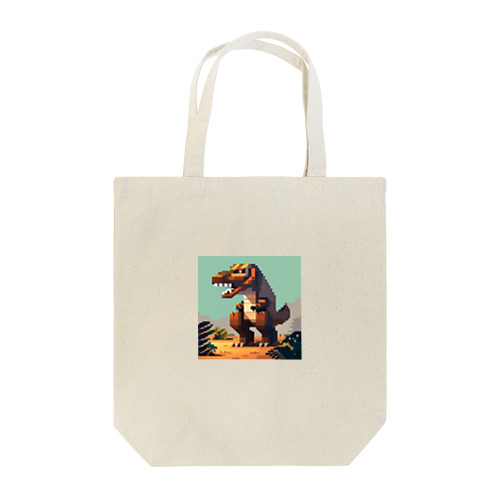 ドット絵ティラノサウルス Tote Bag