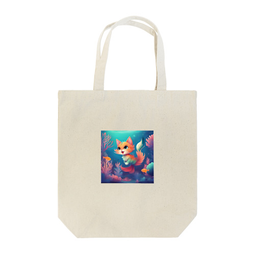 マーメイドキャット Tote Bag