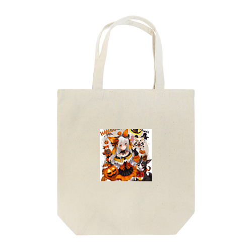 魔法のハロウィン・チワワと魔女の魔術 Tote Bag