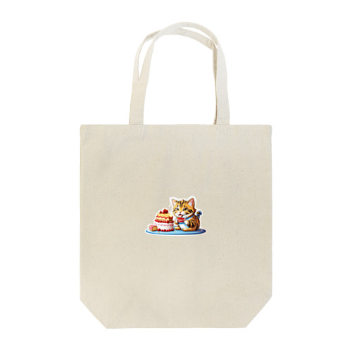 ぱくぱくネコちゃん Tote Bag