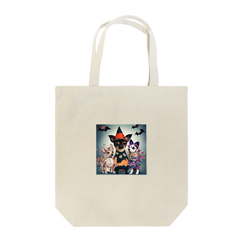 仮装のクリエイティブ！ハロウィン・チワワたち Tote Bag