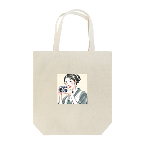 和美さん写真を撮る Tote Bag