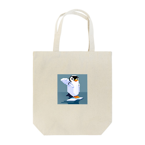 【ペンギン】ドット絵あにまるさん Tote Bag