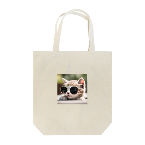 サングラスをかけたネコ Tote Bag