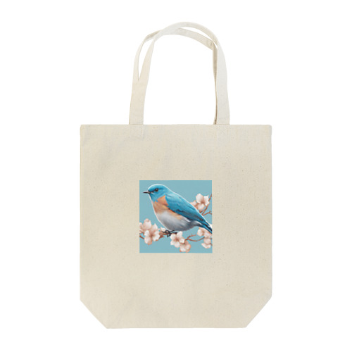 beautiful blue bird Tote Bag