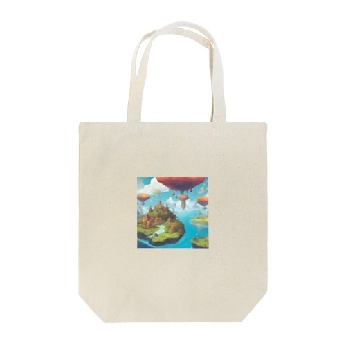 幻想の浮遊アイランド コレクション（Fantastical Levitating Islands Collection） Tote Bag