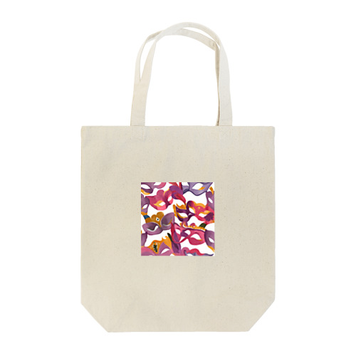 色とりどりの仮面のモダンな水彩画 Tote Bag