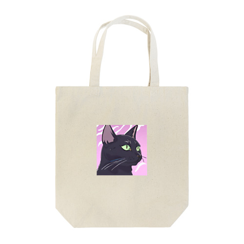 かっこいい黒猫3 Tote Bag