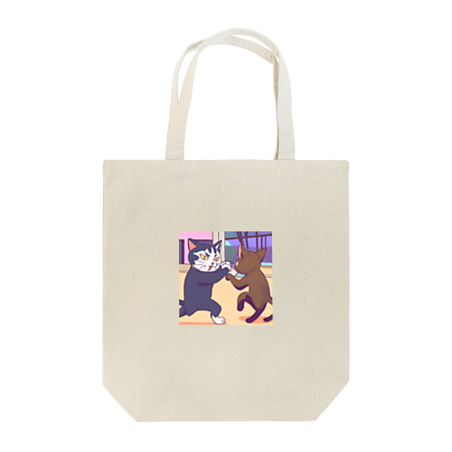 タイマン猫 Tote Bag