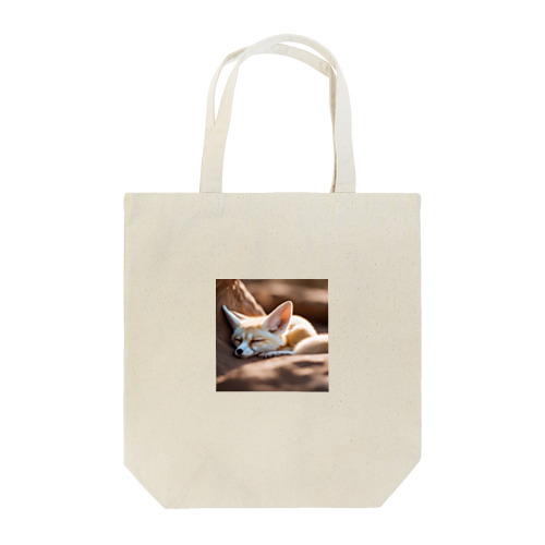 スヤスヤ寝ちゃったフェネック Tote Bag