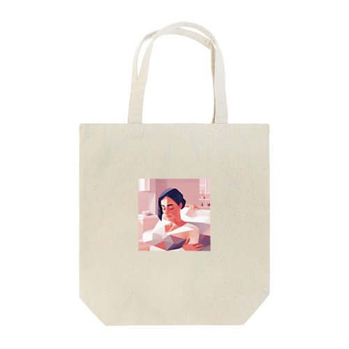 マッサージを受けている美人 Tote Bag