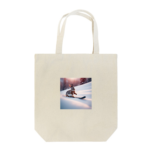 スキーうさちゃん Tote Bag