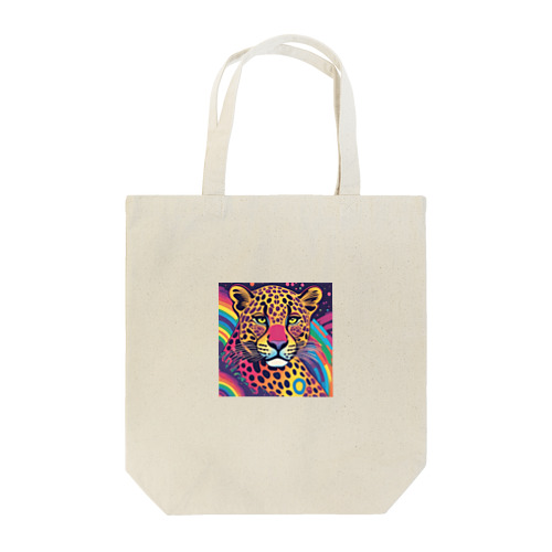 psychedelicなヒョウ Tote Bag