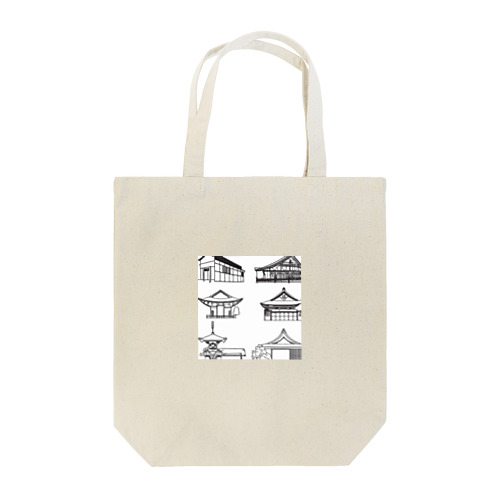 和の建築 Tote Bag