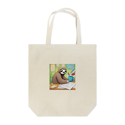 "A Sloth Trying Various Things"  Tote Bag