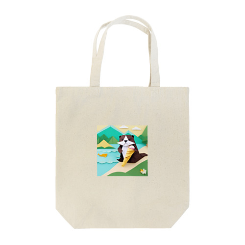 ice meets オリガミカワウソ Tote Bag