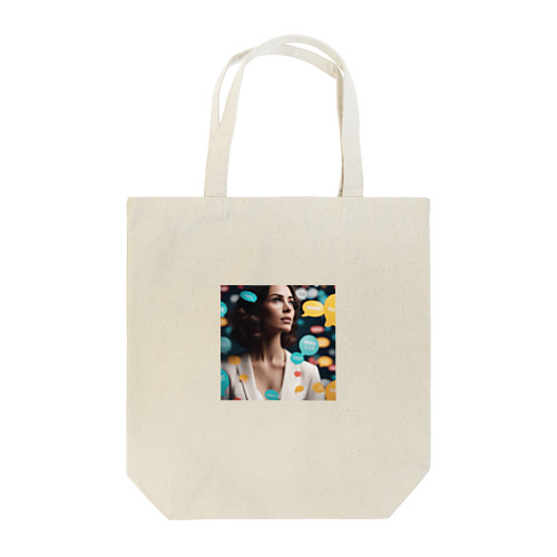 物知りな女性 Tote Bag