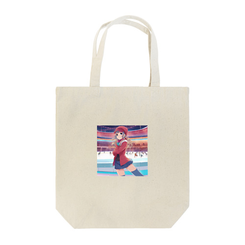 スケートをする女性 Tote Bag